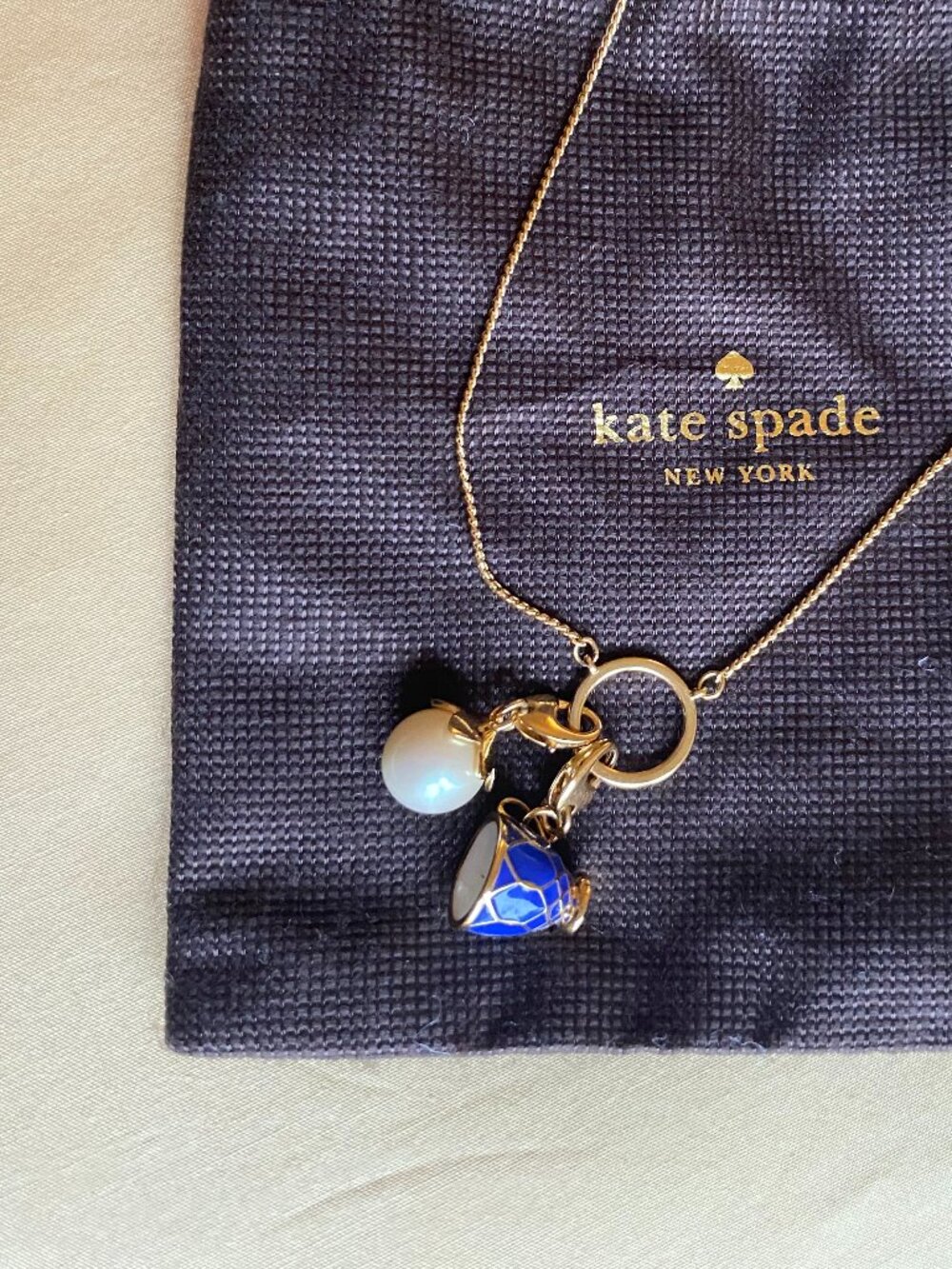 Kate Spade Charm necklace